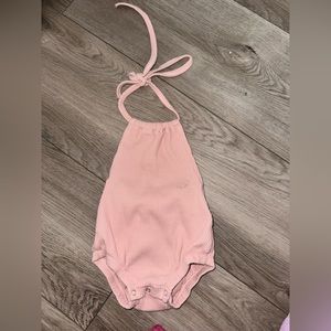 Toddler halter romper